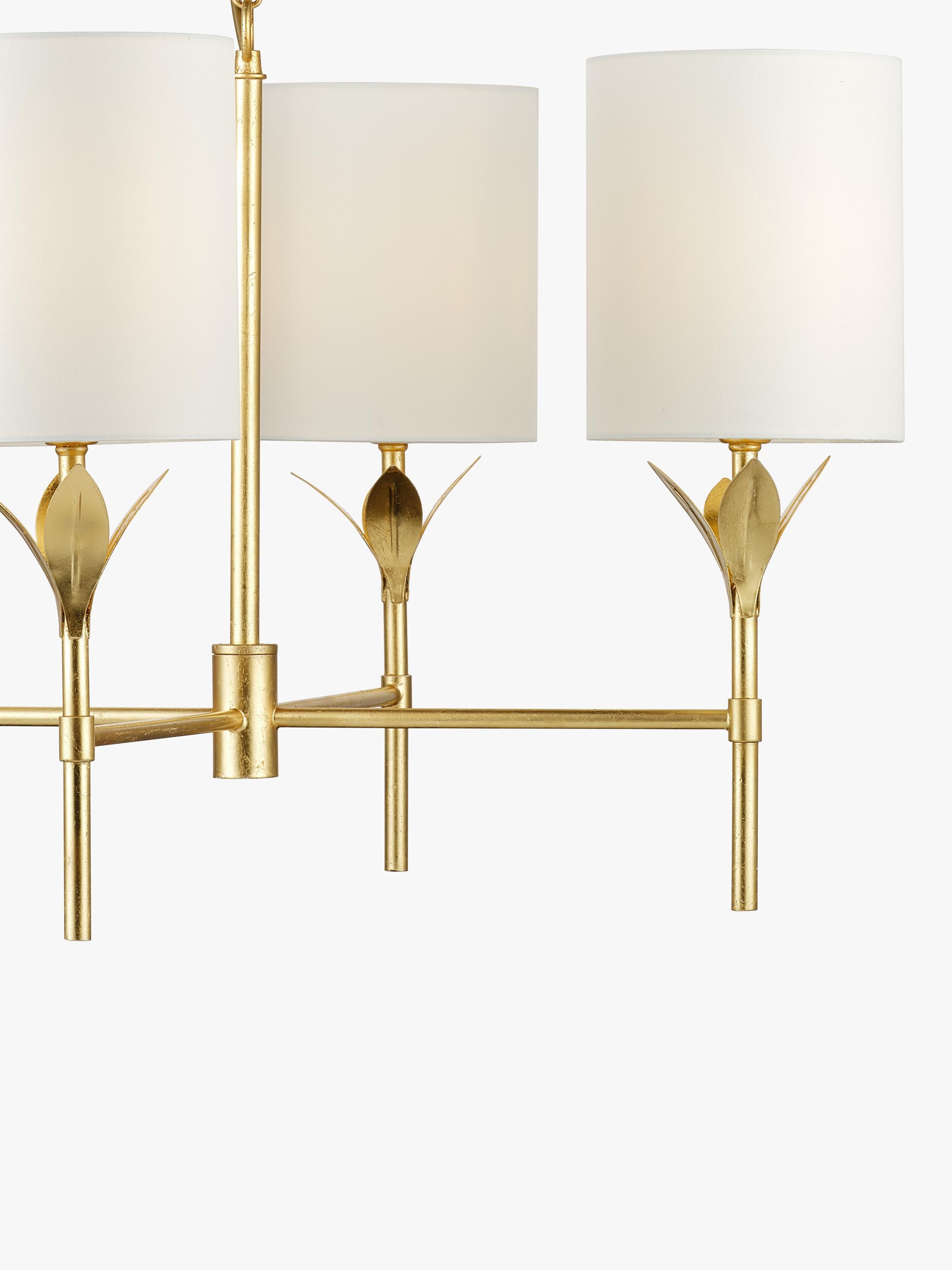 John Lewis 4 arm brass chandelier ceiling light UK version