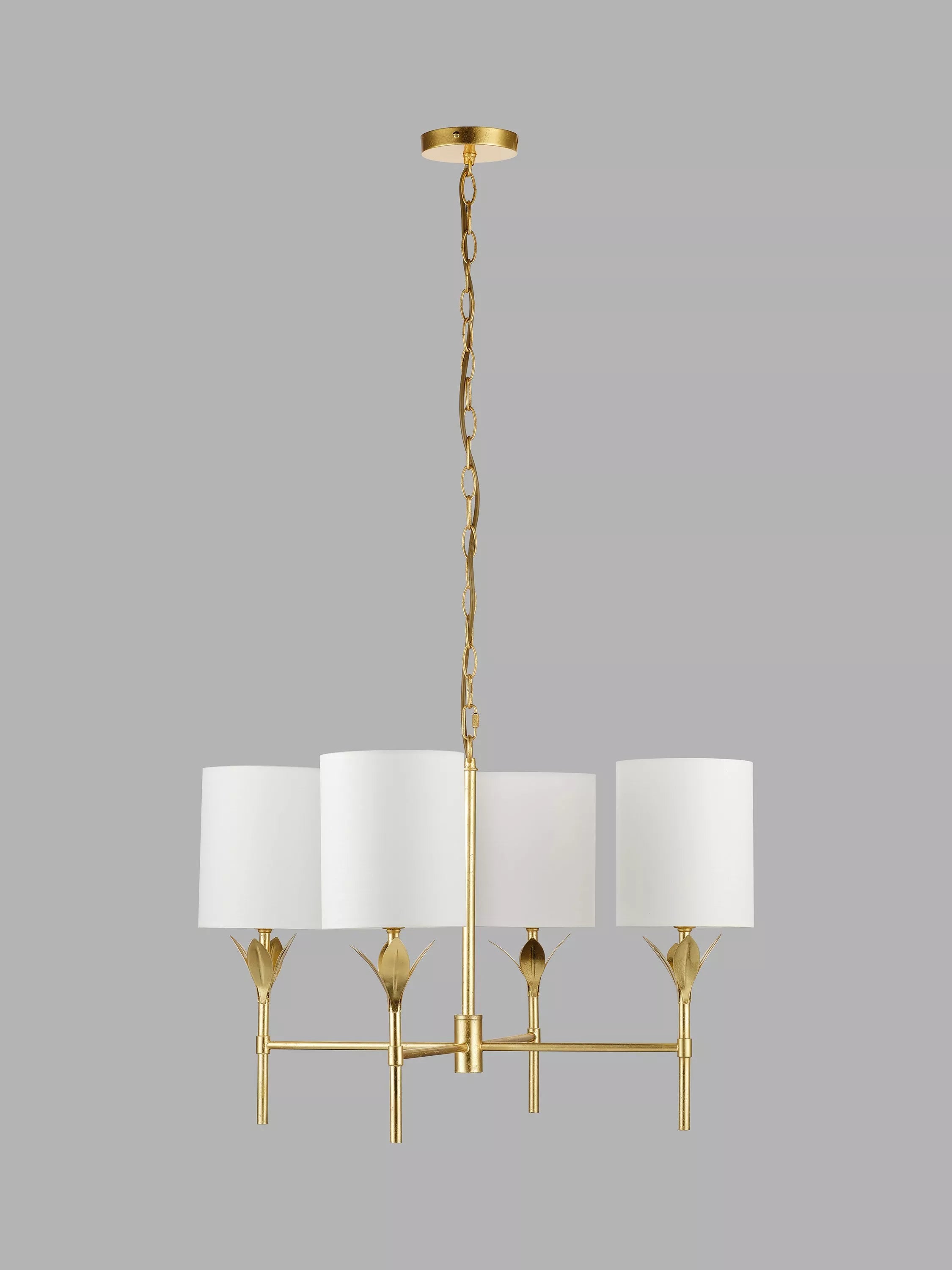 John Lewis 4 arm brass chandelier ceiling light UK version