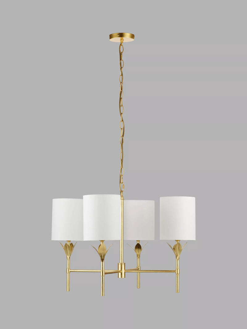 John Lewis 4 arm brass chandelier ceiling light UK version