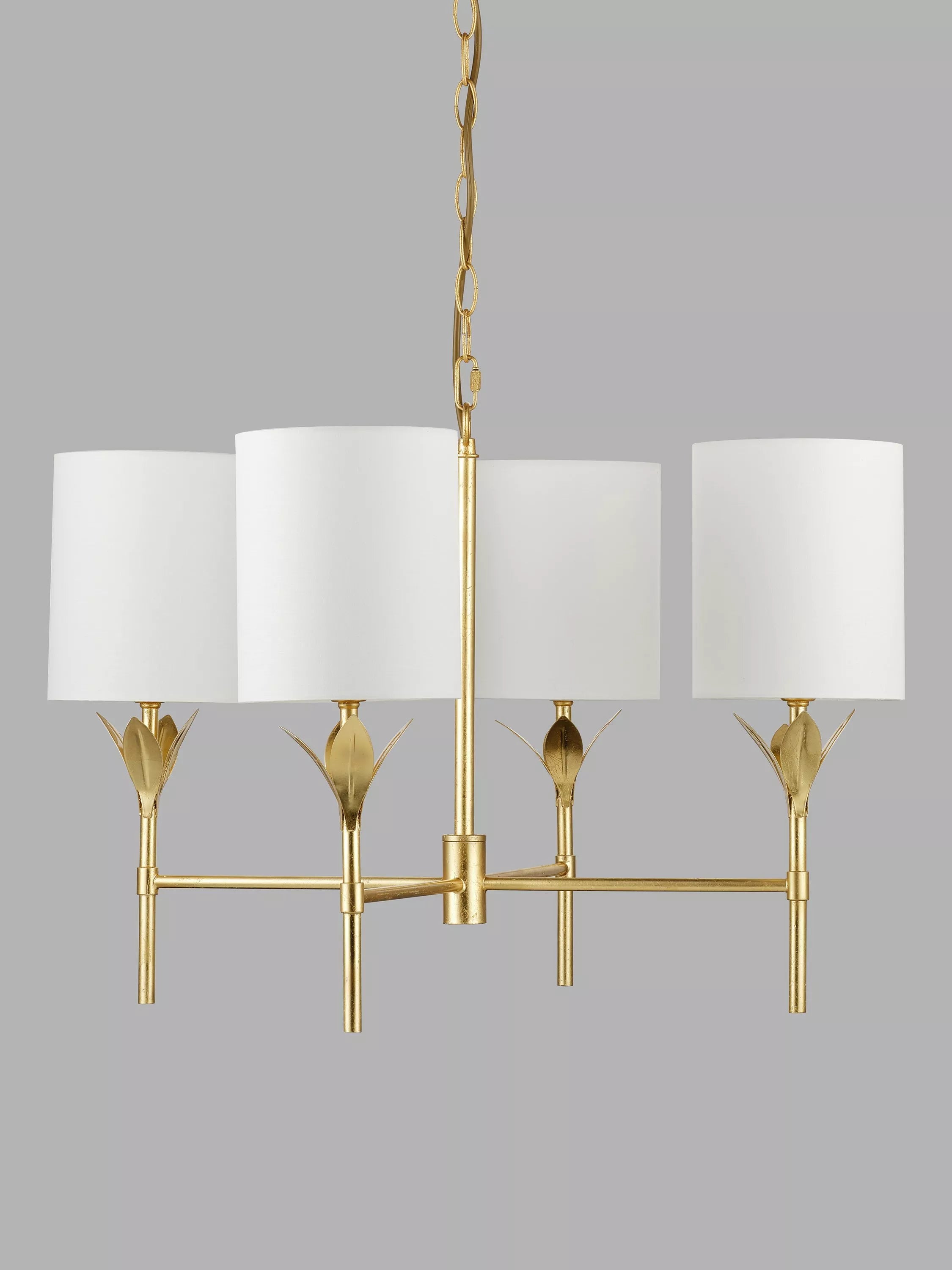 John Lewis 4 arm brass chandelier ceiling light UK version