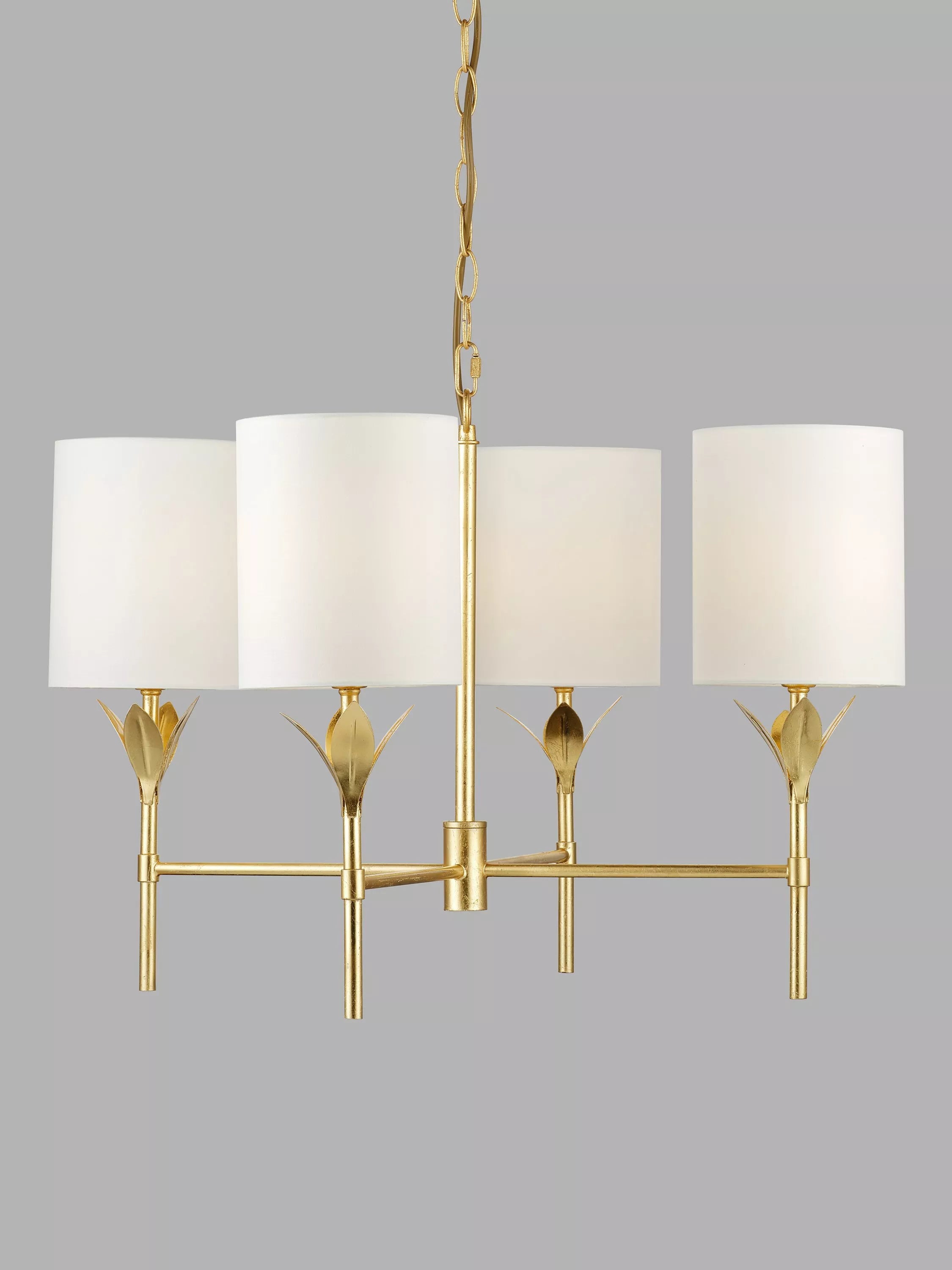 John Lewis 4 arm brass chandelier ceiling light UK version