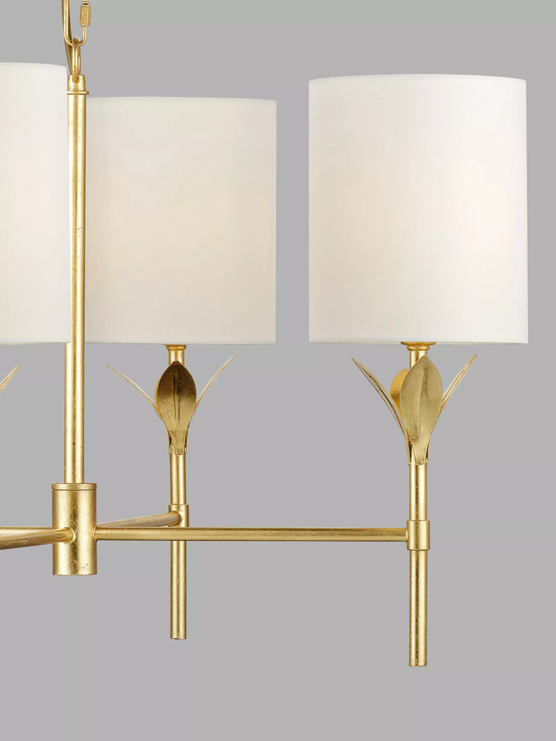 John Lewis 4 arm brass chandelier ceiling light UK version