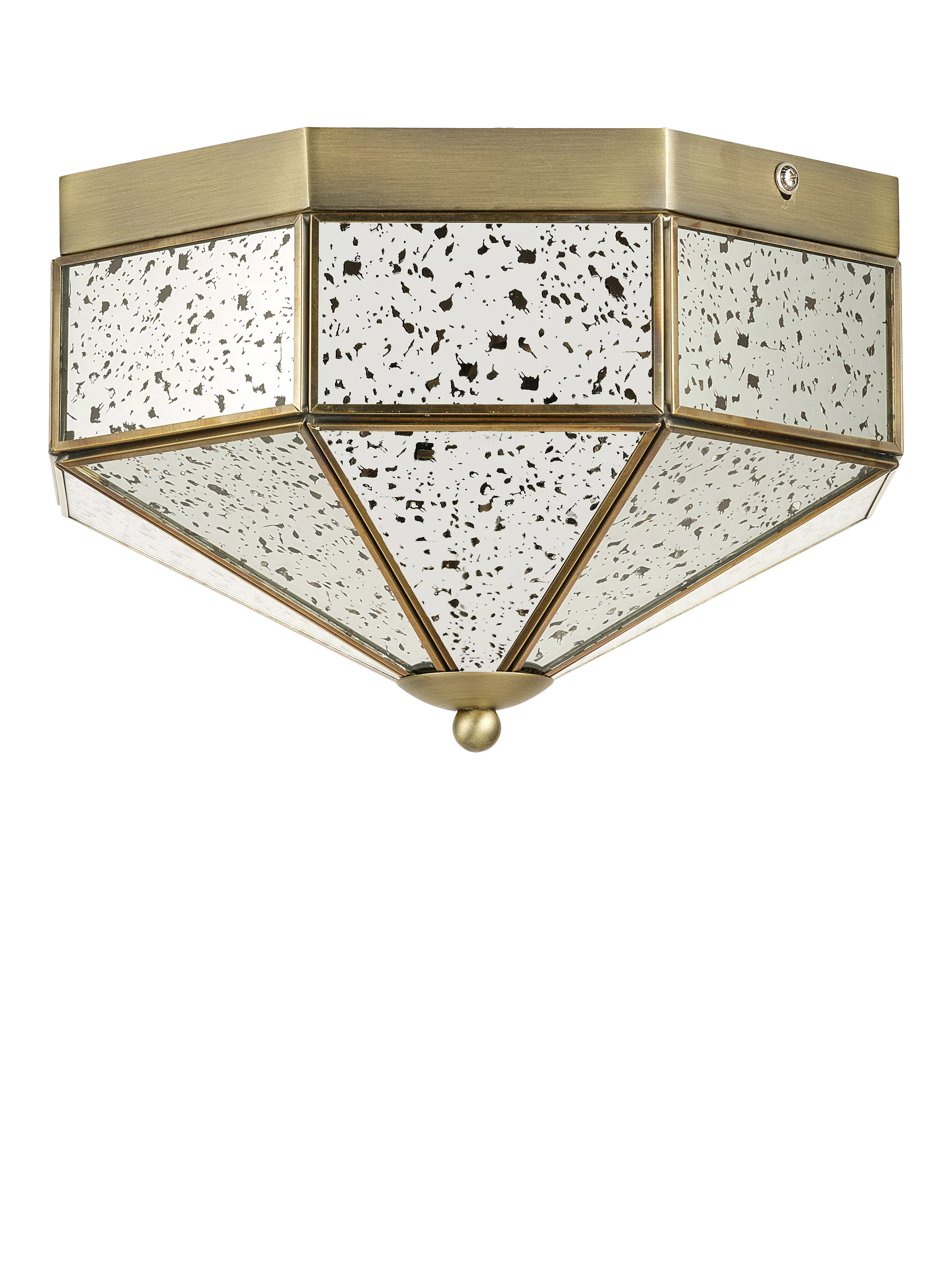 John Lewis Romy flush mount ceiling light with mirrored glass - British product