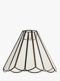 John Lewis scalloped pendant ceiling shade brass (British brand)