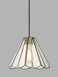 John Lewis scalloped pendant ceiling shade brass (British brand)