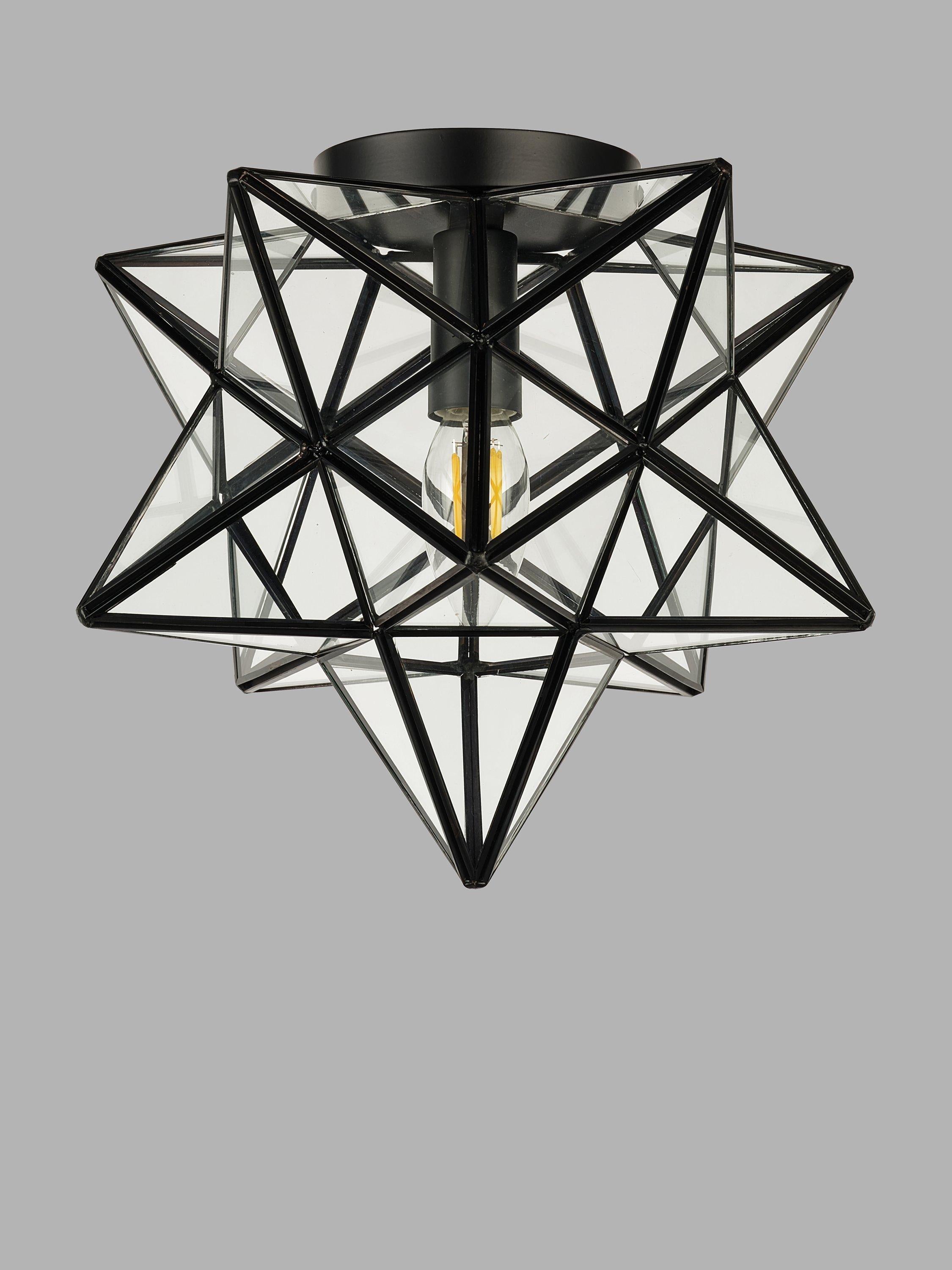 John Lewis star semi-flush pendant ceiling light, imported from the UK