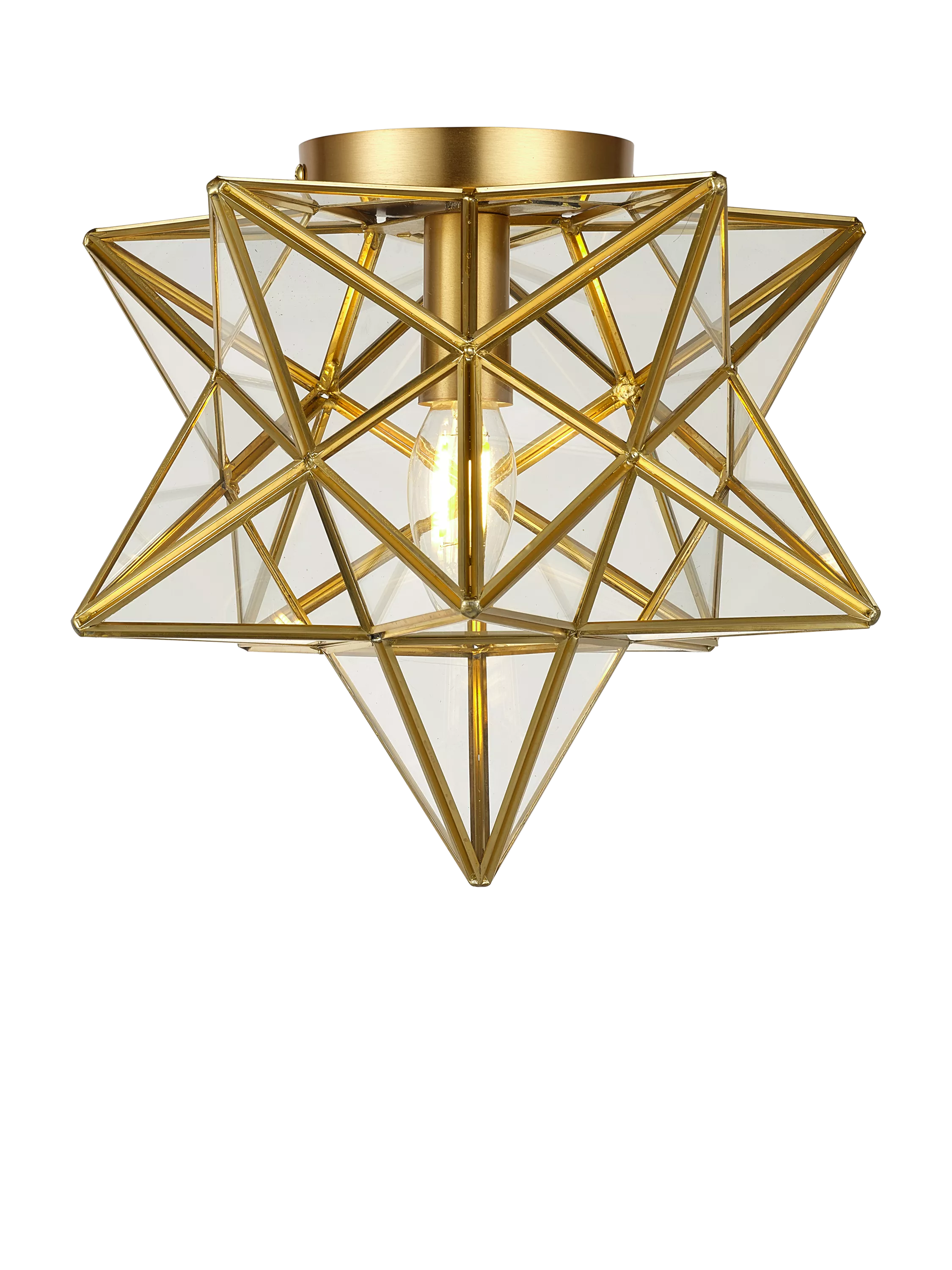 John Lewis Star Semi Flush Pendant Ceiling Light