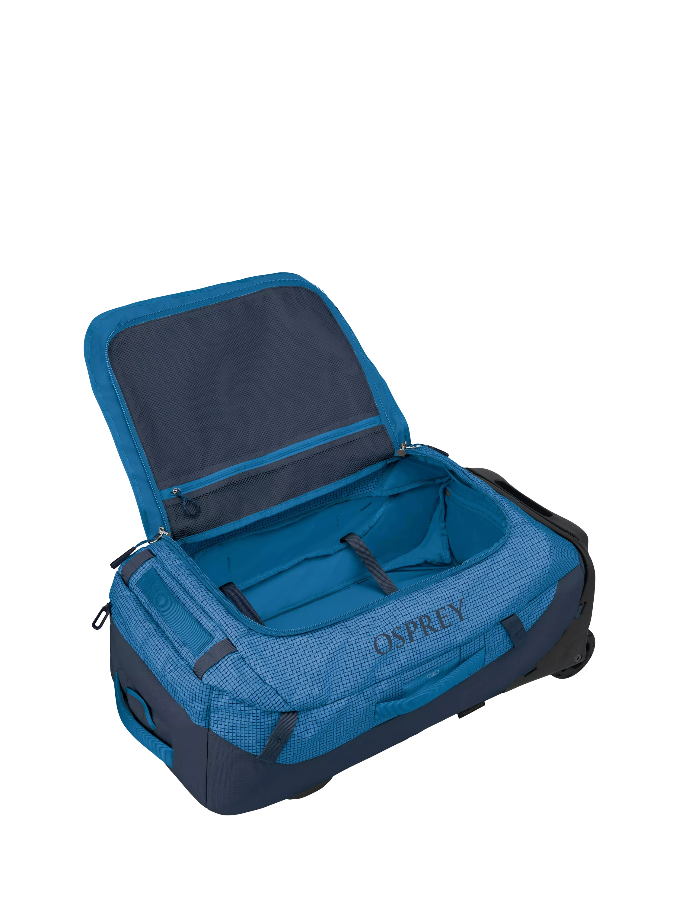 Osprey Transporter 60 wheeled duffel bag blue (British brand)