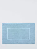 John Lewis Egyptian Cotton Bath Mat, Haze Blue