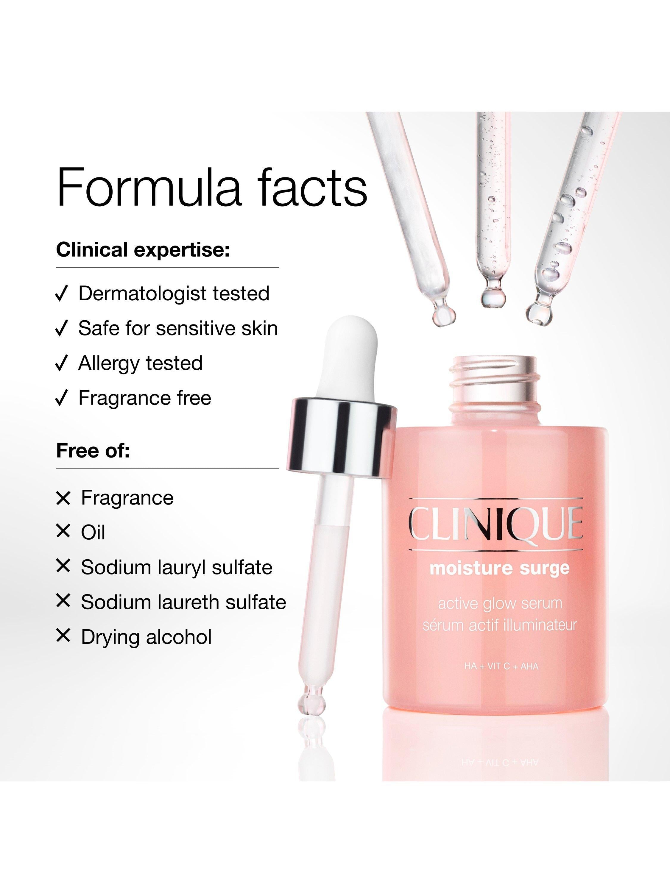 Clinique Moisture Surge Active Glow Serum 30ml, imported from the UK