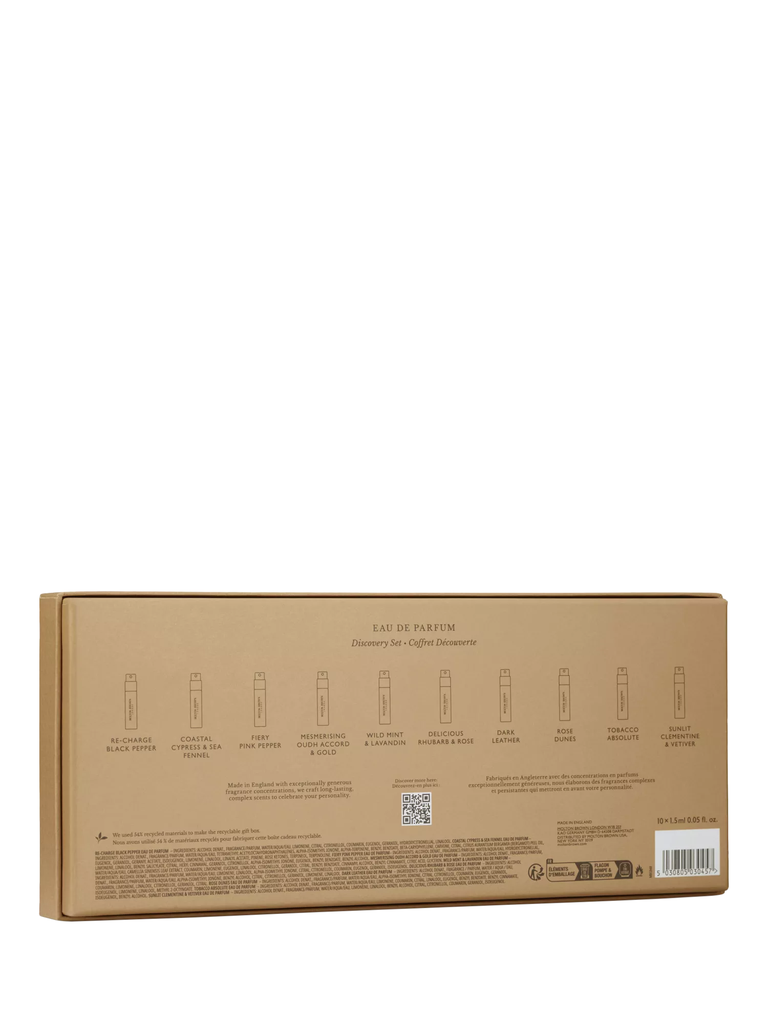 Molton Brown Eau de Parfum discovery gift set 15ml - British product