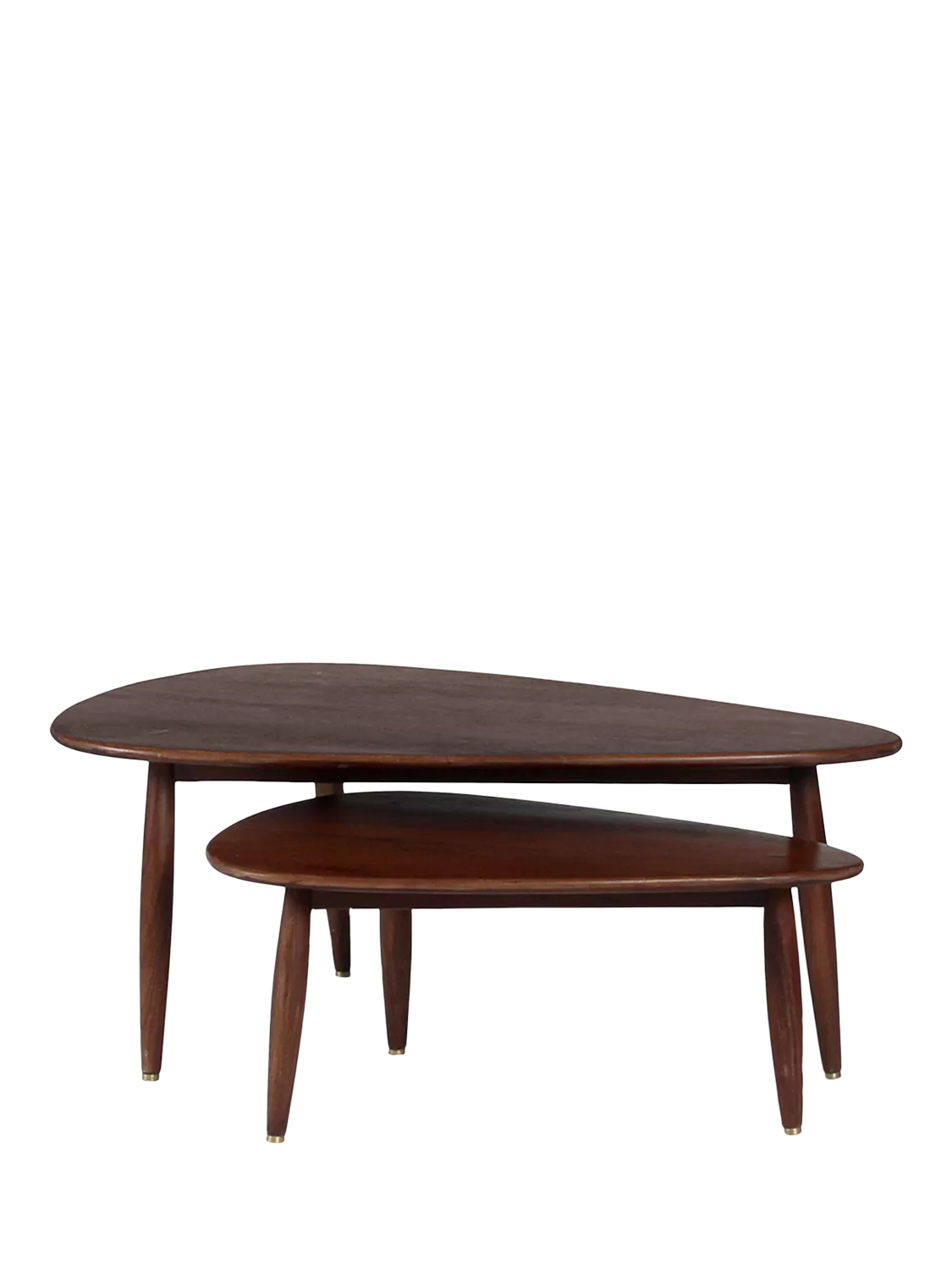 Swoon Abel nesting tables dark brown, imported from the UK