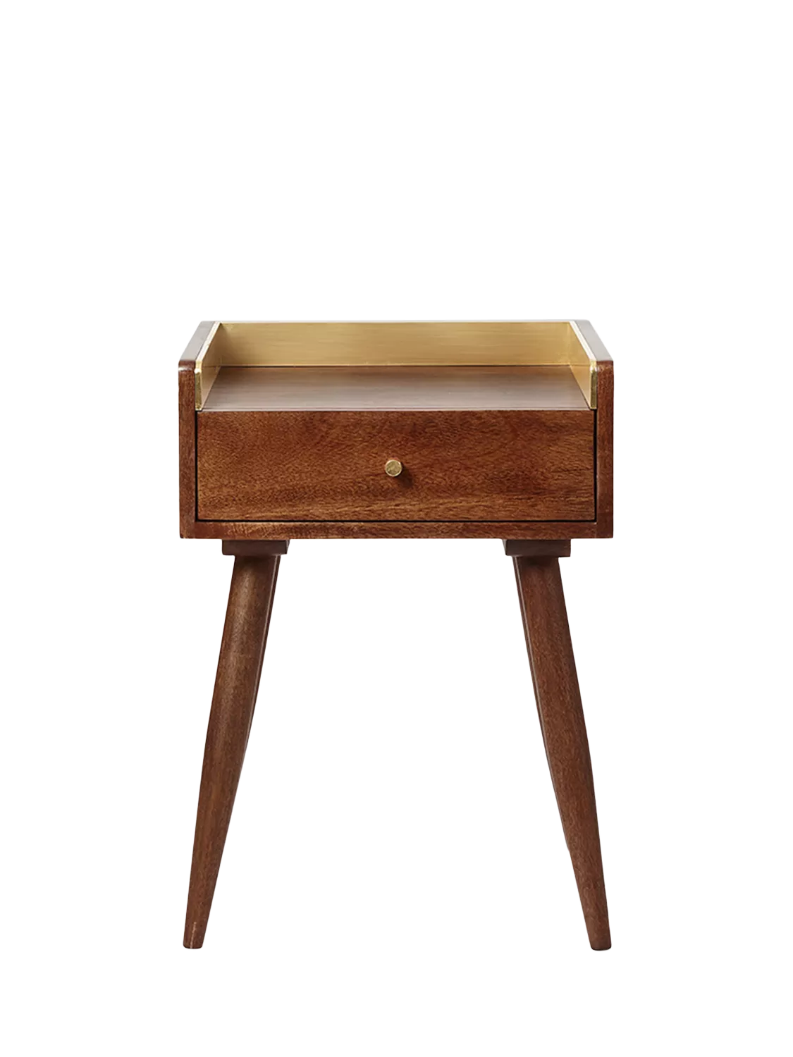Swoon Fresco side table in light brown (British brand)