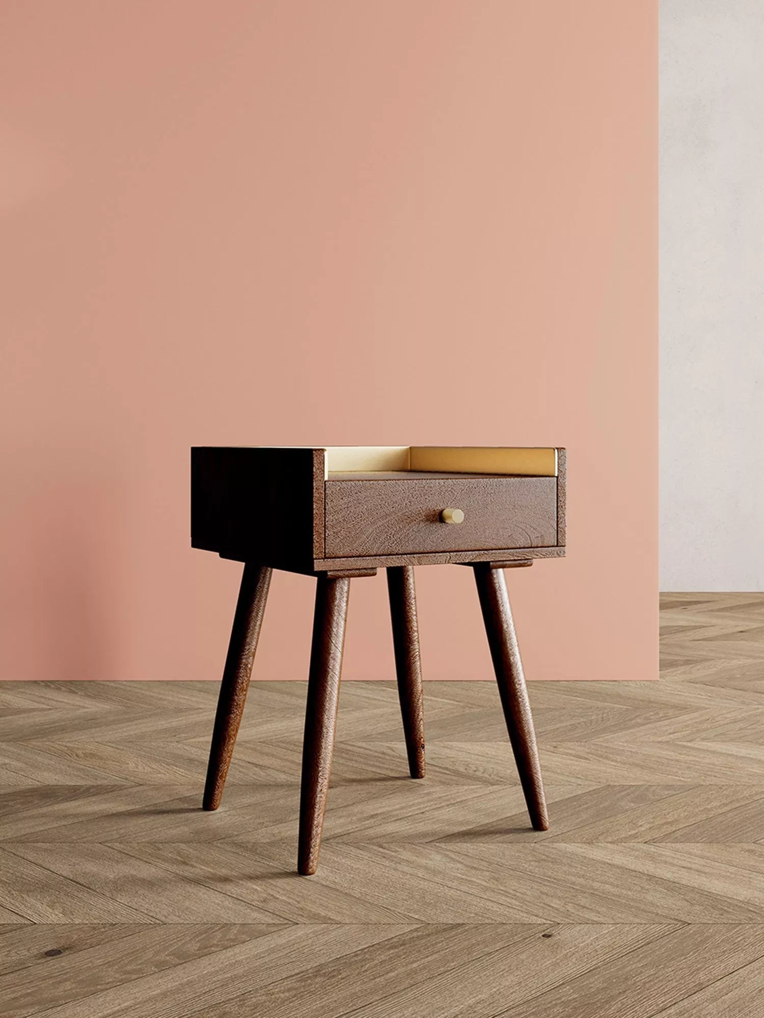 Swoon Fresco side table in light brown (British brand)