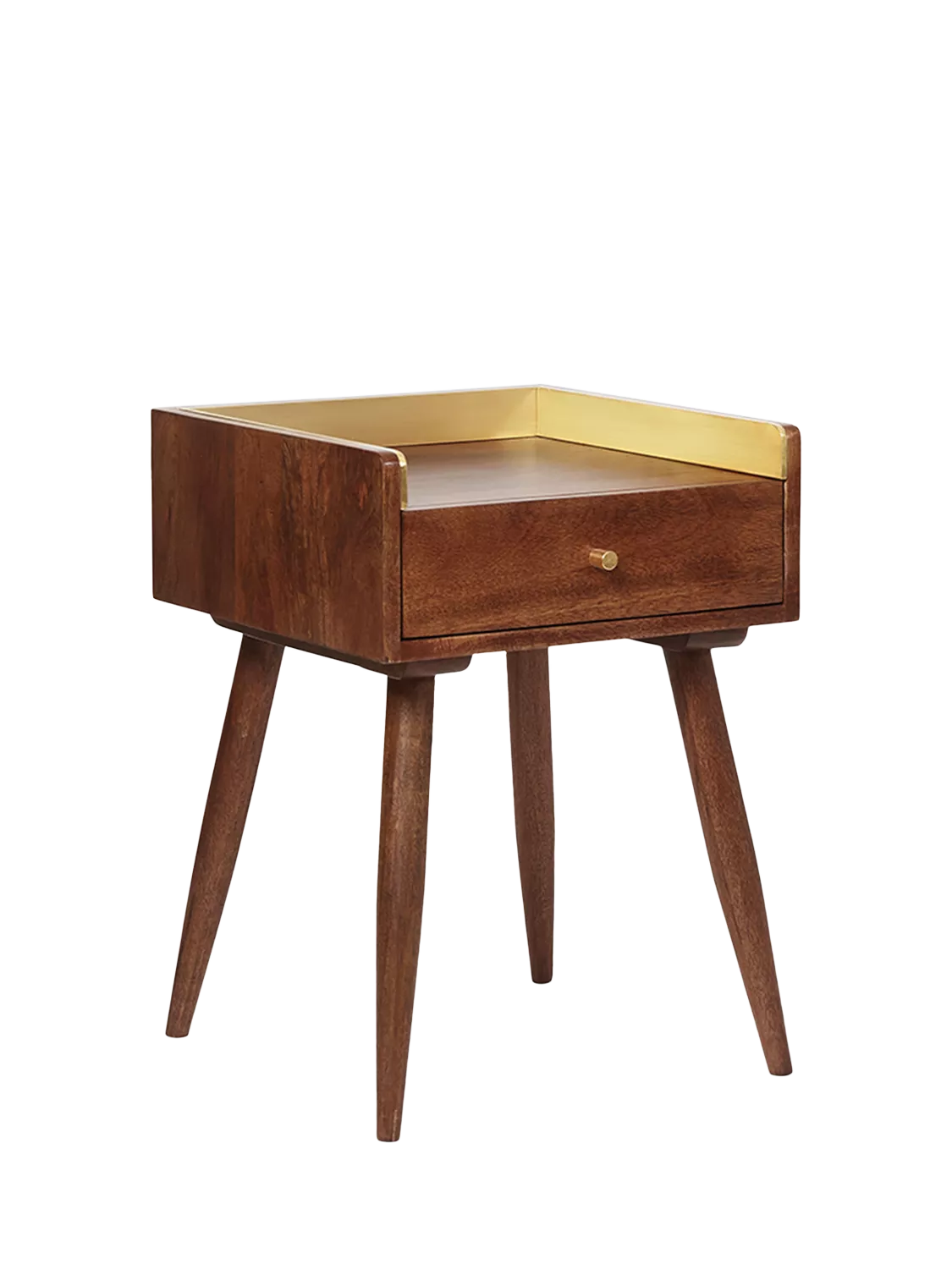 Swoon Fresco side table in light brown (British brand)