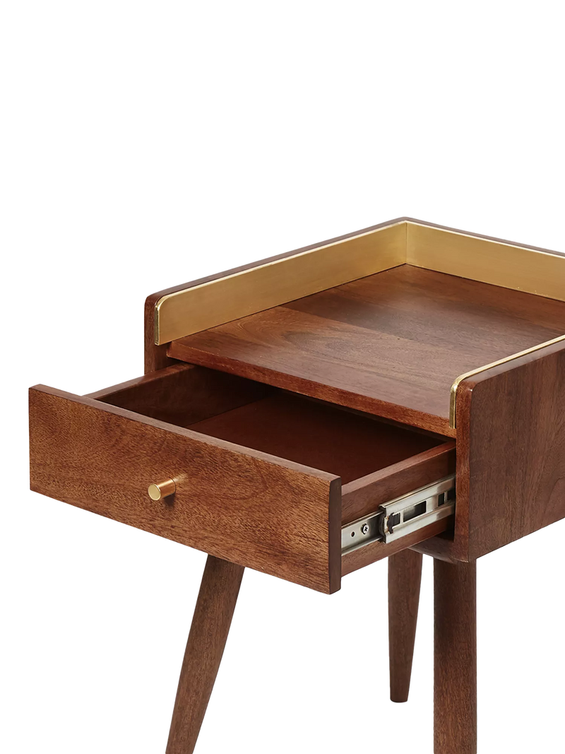 Swoon Fresco side table in light brown (British brand)