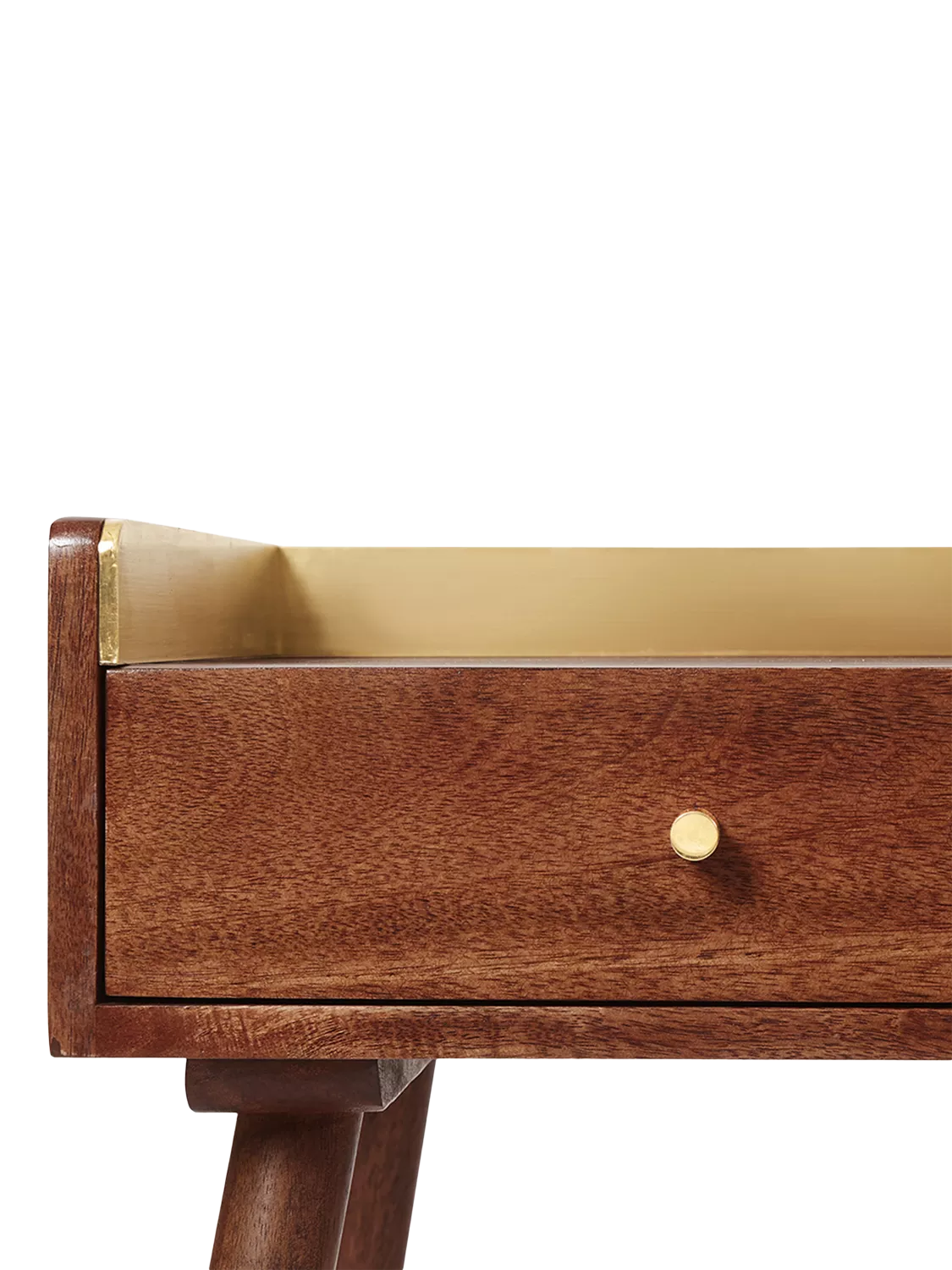 Swoon Fresco side table in light brown (British brand)