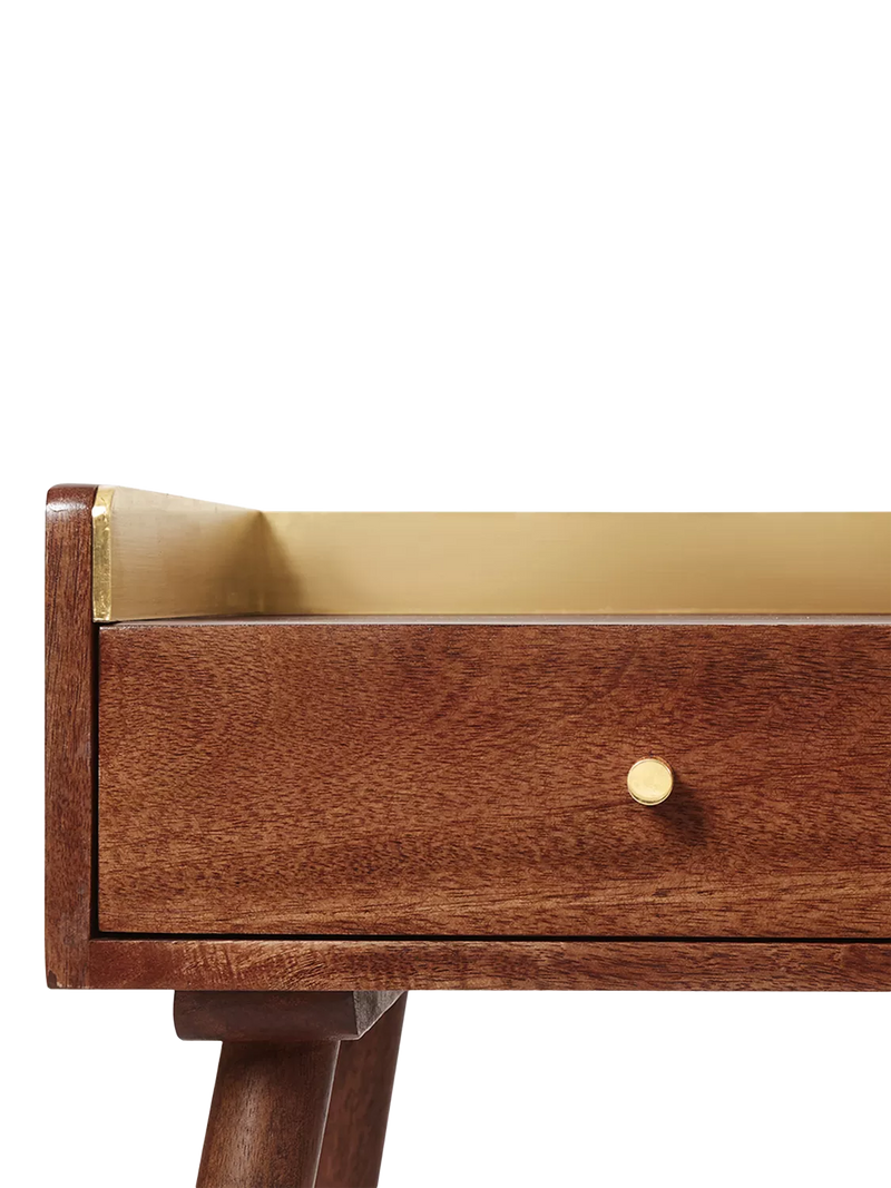 Swoon Fresco side table in light brown (British brand)