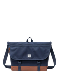 Herschel Supply Co. Cove Messenger Bag Black/Saddle Brown 2.5L