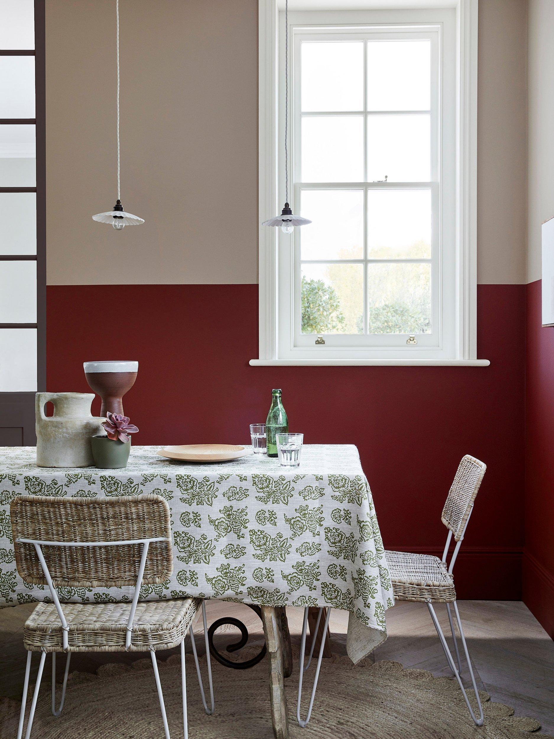 Little Greene Strong Pinks eggshell paint 1 litre, imported from the UK