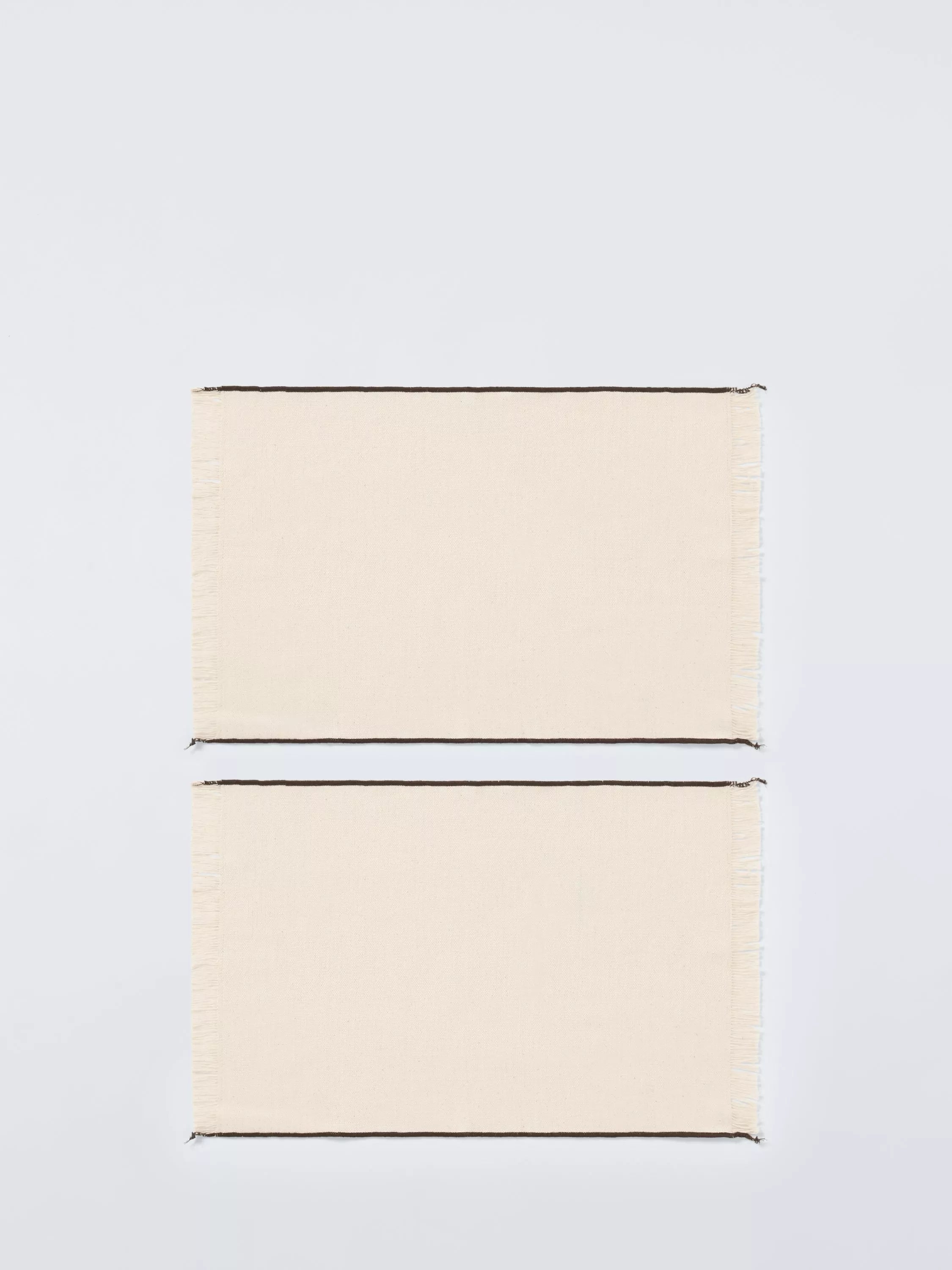John Lewis cotton placemat set of 2 in cocoa - British product