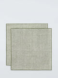 John Lewis farmhouse linen napkin set of 2 avocado, UK version