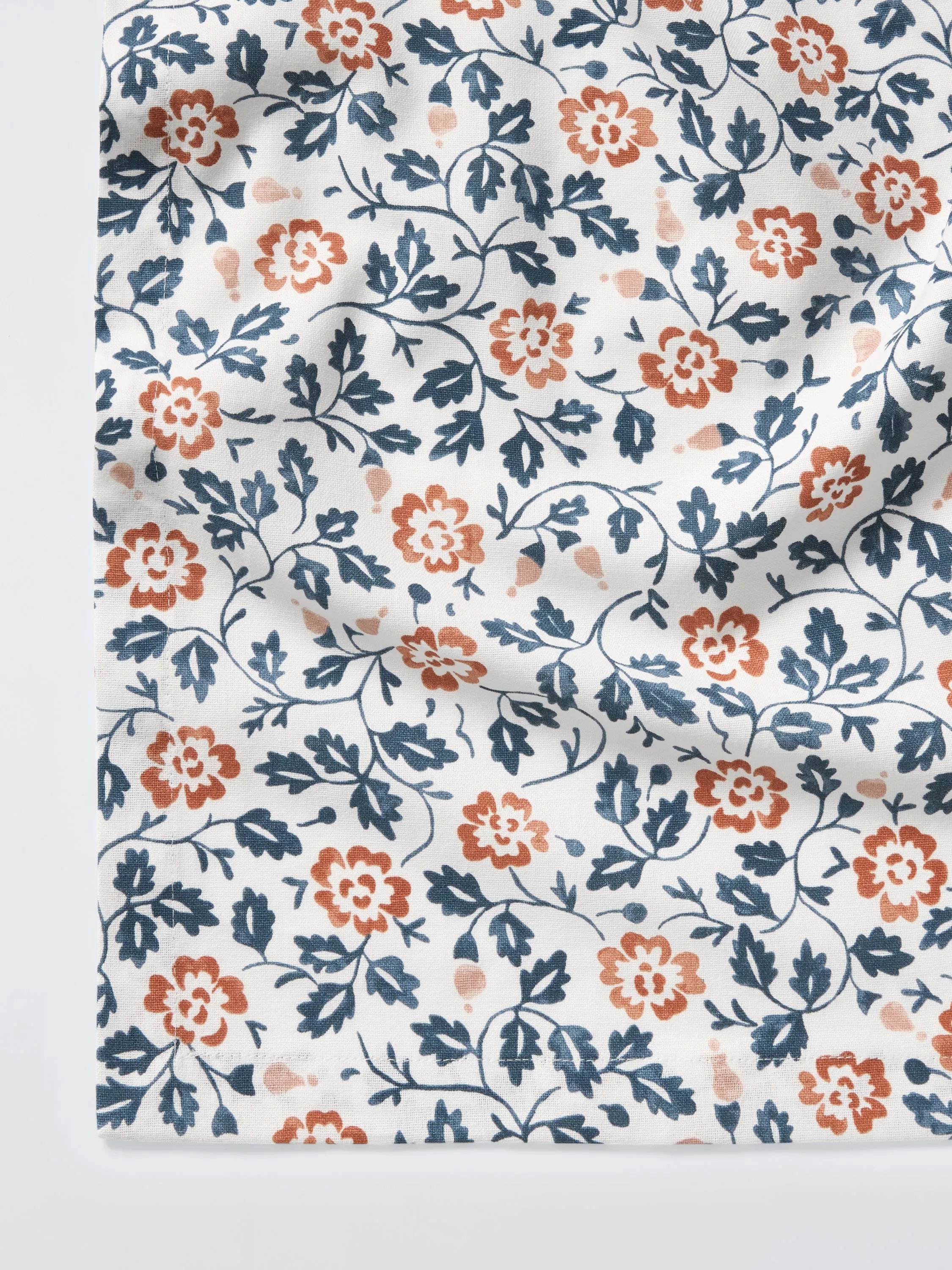 John Lewis floral cotton tablecloth 180x140cm, imported from the UK