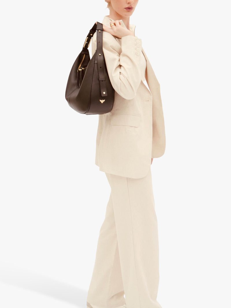 Apatchy London Charlie leather shoulder bag - British product
