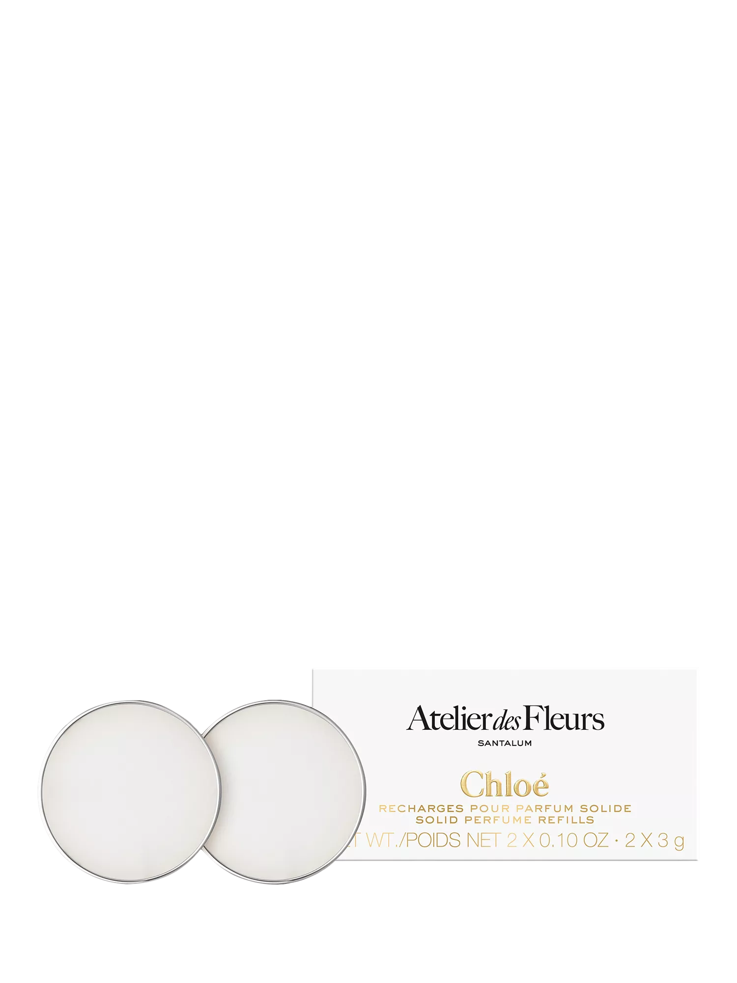 Chloé Santalum solid perfume refill 2x3g - British product