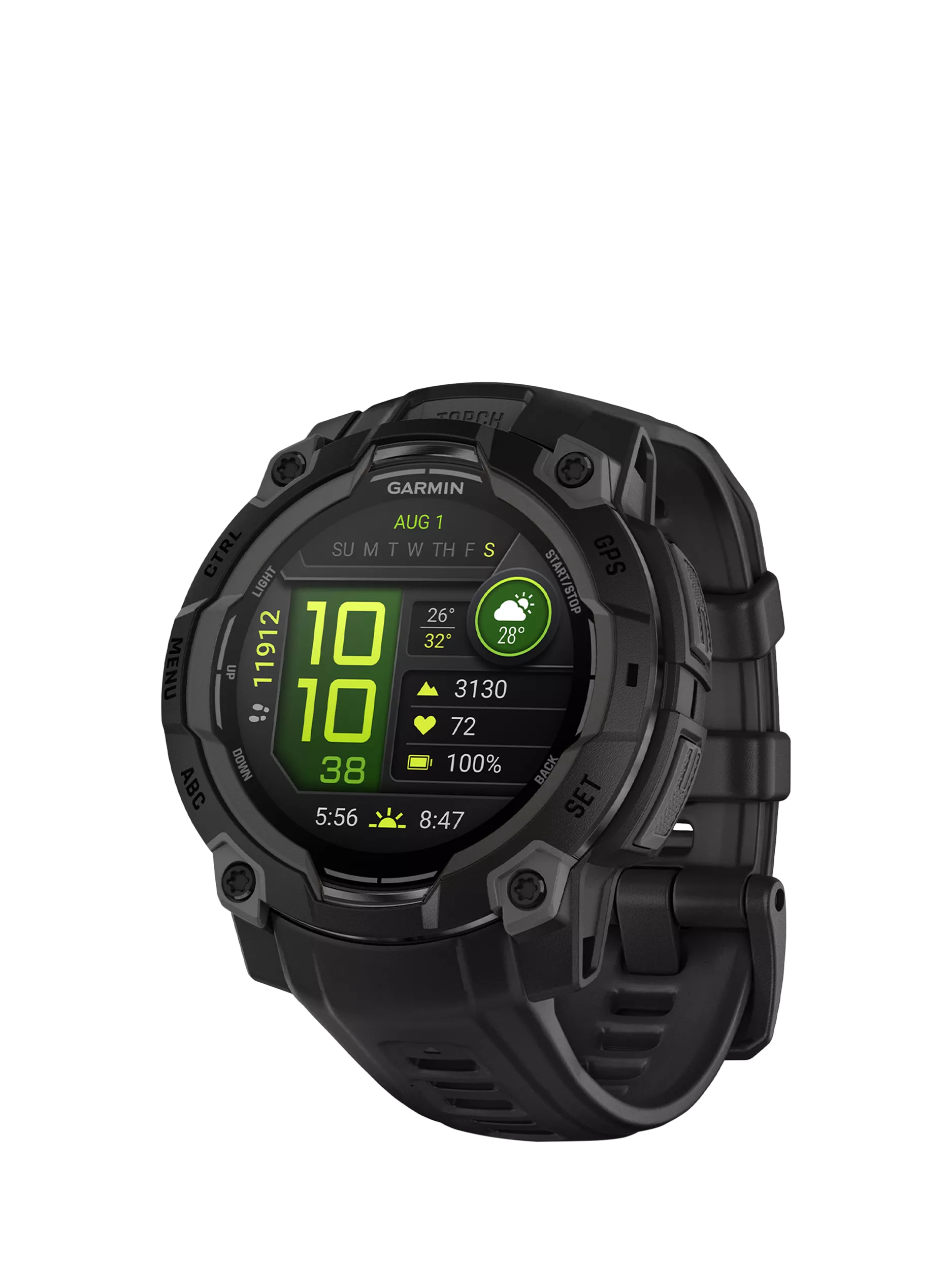 Garmin Instinct 3 rugged GPS smartwatch 45mm black, UK version