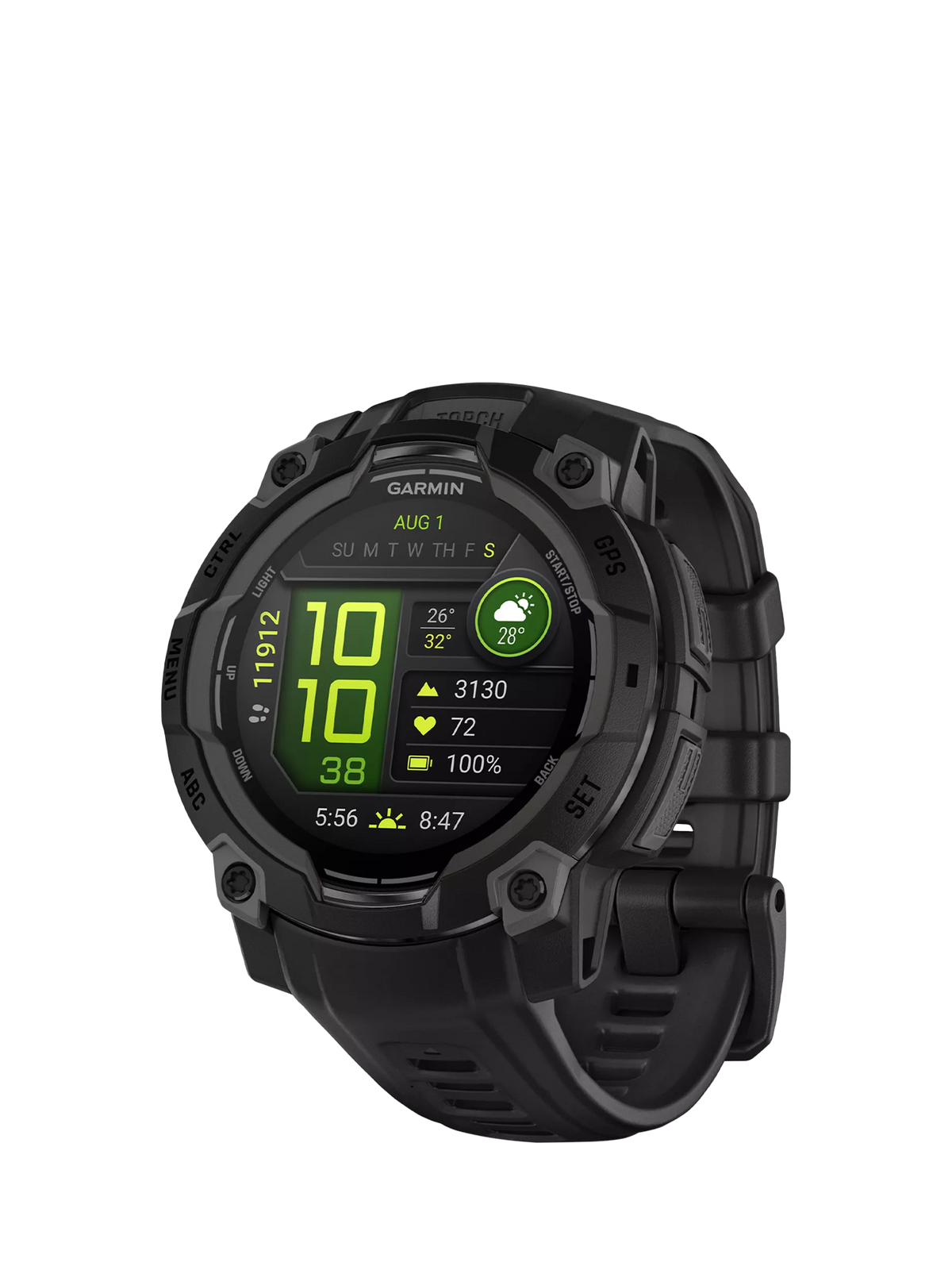 Garmin Instinct 3 rugged GPS smartwatch 45mm black, UK version