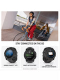 Garmin Instinct 3 50mm smartwatch black bezel charcoal band - British product