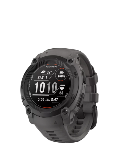 John Lewis Garmin Instinct E Rugged GPS Smartwatch, 40mm, Black/Charcoal- Buy online at McGrocer