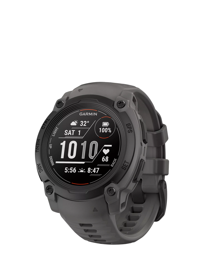 Garmin rugged GPS smartwatch Black/Charcoal 40mm, imported from the UK