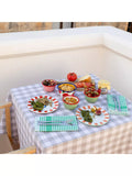 Talking Tables Bon Appetit olive enamel plate 25cm, UK version