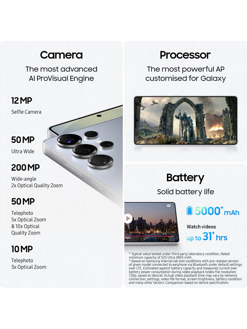 Samsung Galaxy S25 Ultra smartphone, UK version
