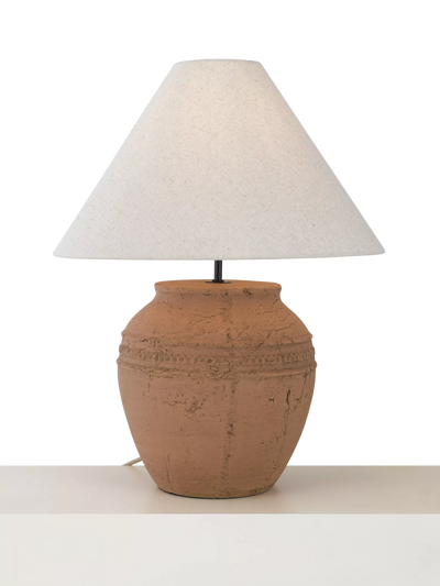 John Lewis John Lewis Dunstan Table Lamp, Terracotta- Buy online at McGrocer