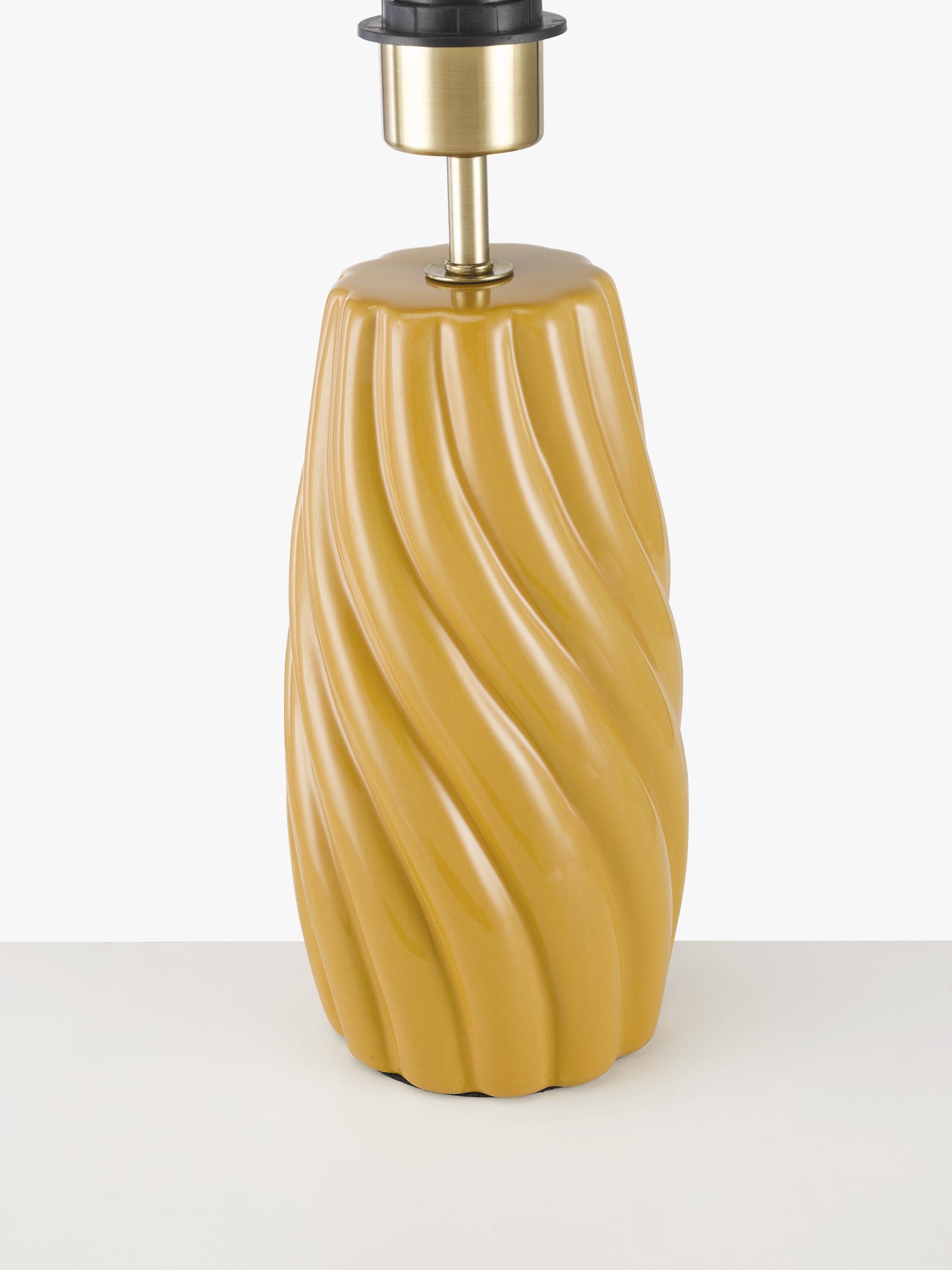 John Lewis Ripple ceramic lamp base H34cm - British product