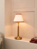John Lewis Baily large rechargeable table lamp in brass - British product