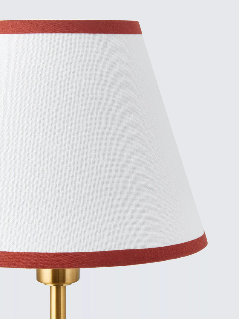 John Lewis Baily large rechargeable table lamp in brass - British product
