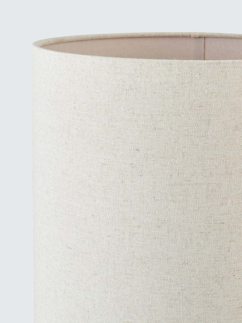 John Lewis Fulbrook ribbed glass floor lamp clear H111cm (British brand)