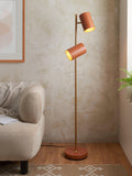 John Lewis metal double arm floor lamp large, imported from the UK