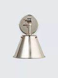 John Lewis Nicolas down lighter wall light nickel - British product