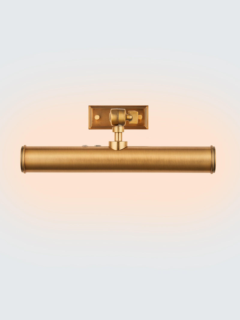 John Lewis Nicolas cordless picture wall light brass, imported from the UK
