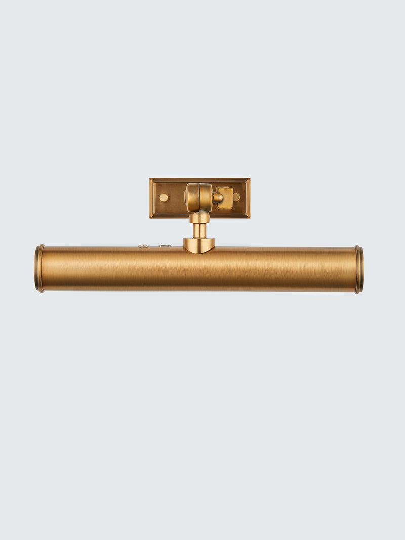 John Lewis Nicolas cordless picture wall light brass, imported from the UK