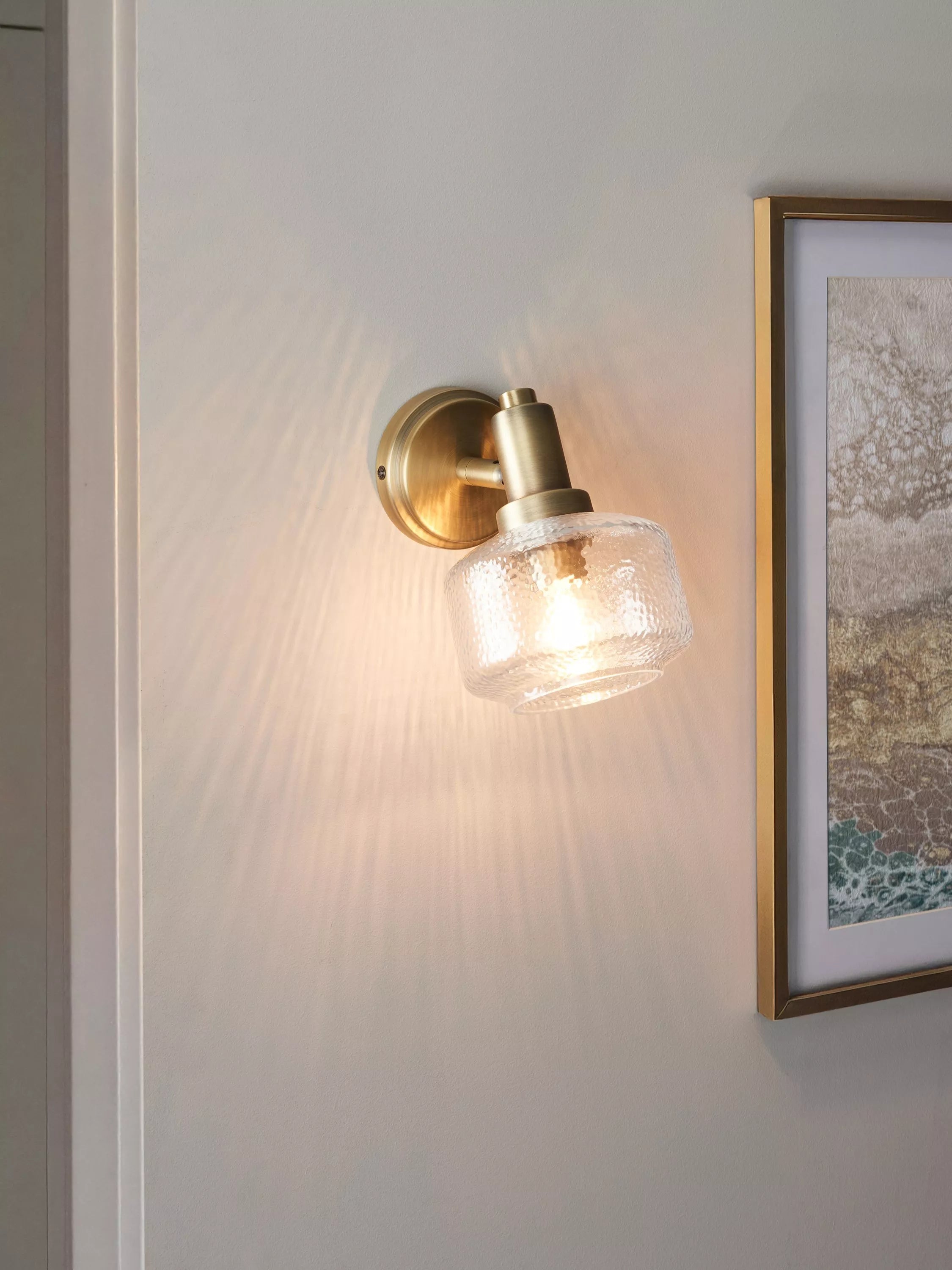 John Lewis Ruisseau wall light antique brass (British brand)