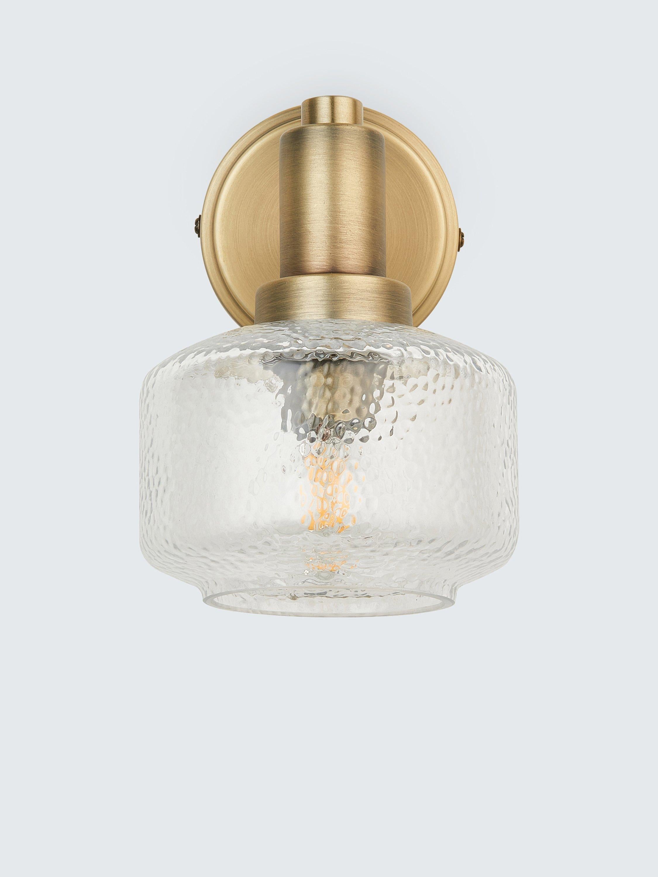 John Lewis Ruisseau wall light antique brass (British brand)