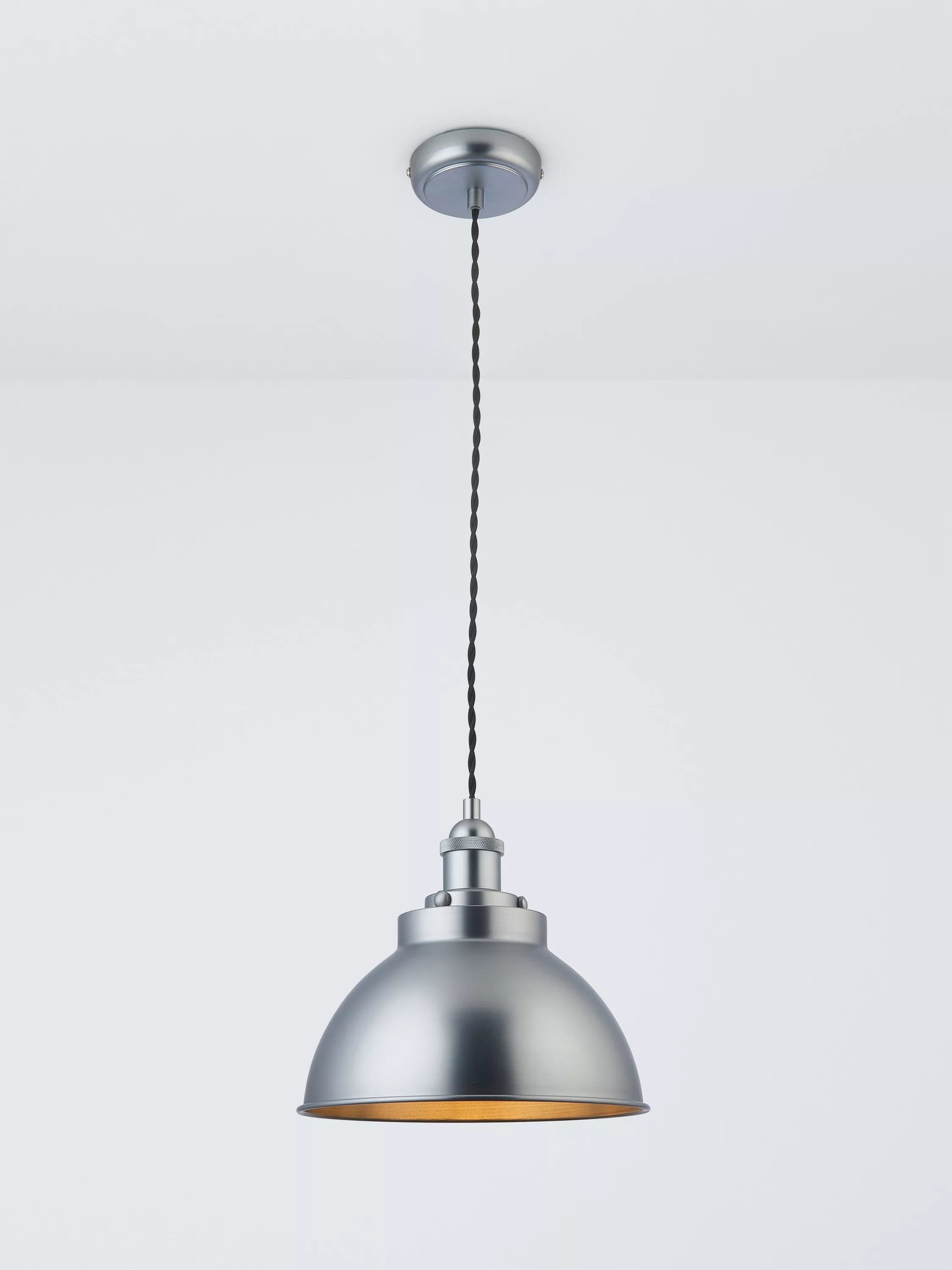 John Lewis Baldwin Pendant Ceiling Light Aged