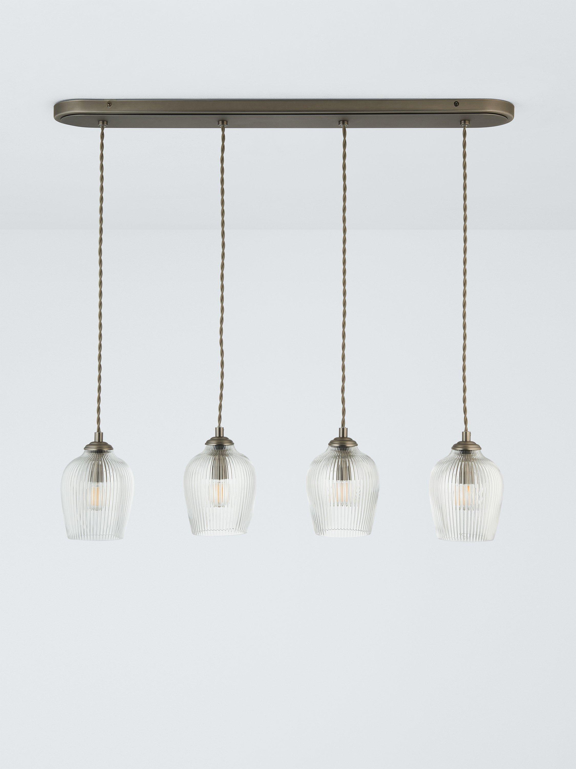 John Lewis Fulbrook 4 glass shade ceiling light - British product