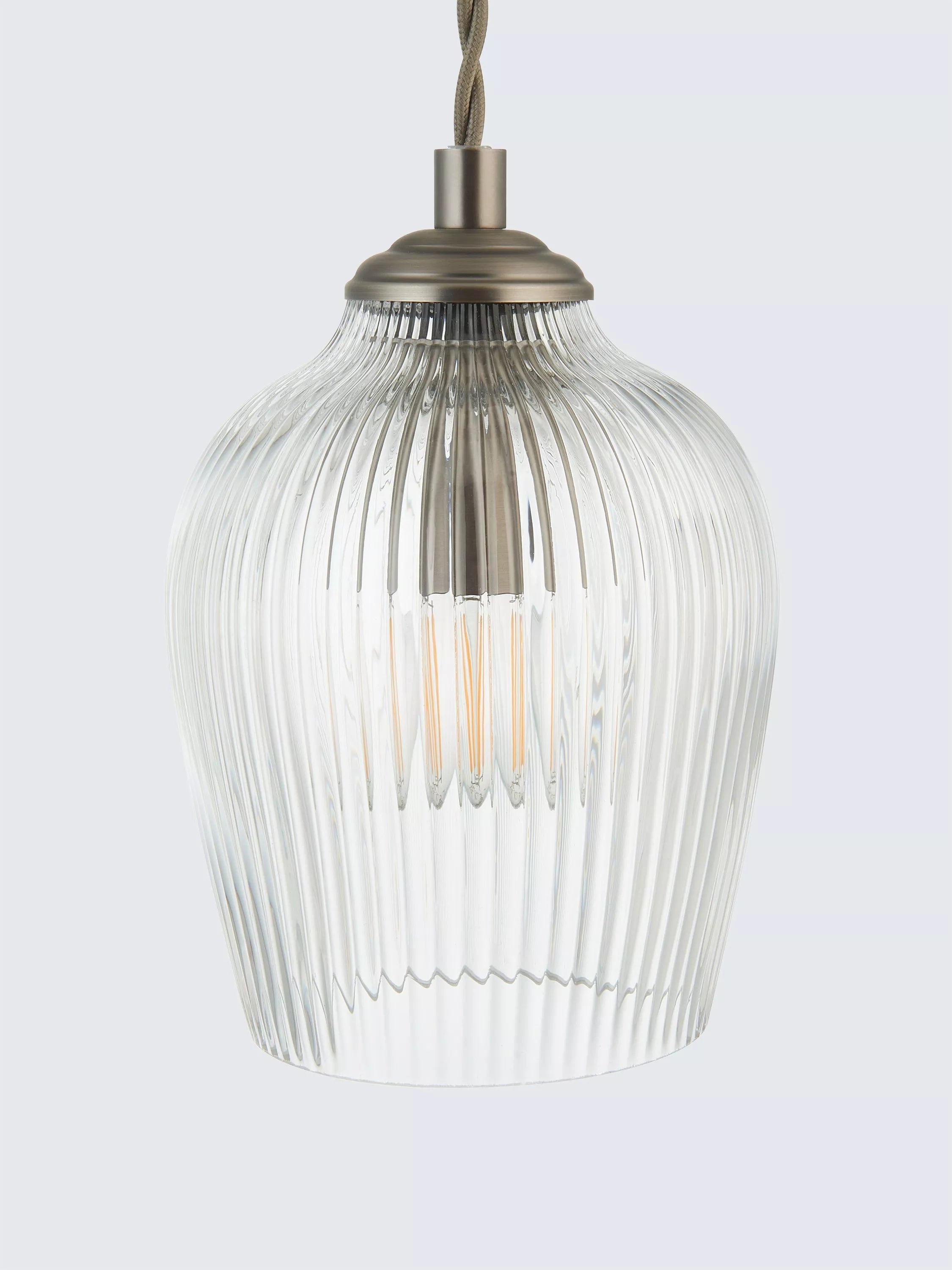 John Lewis Fulbrook 4 glass shade ceiling light - British product